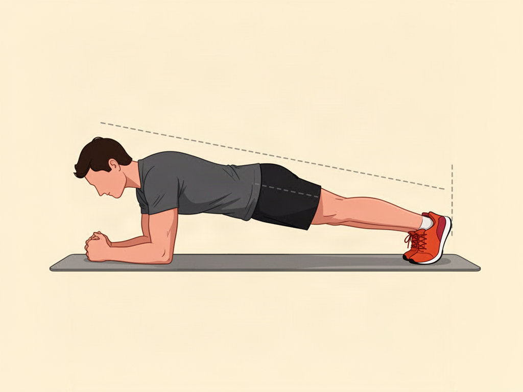 Forearm Plank illustration