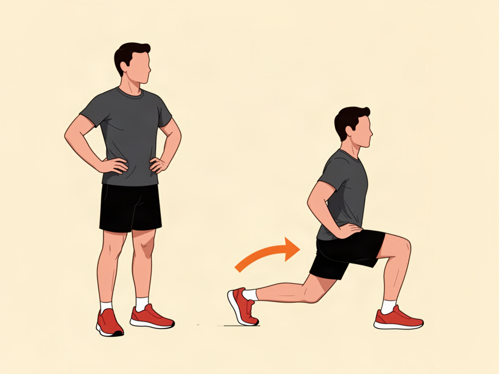 Reverse Lunge illustration
